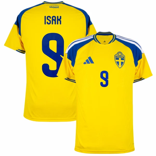 Sverige Isak 9 Hjemmedrakt Herre VM 2026 Sverige Isak 9 Hjemmedrakt Herre VM 2026