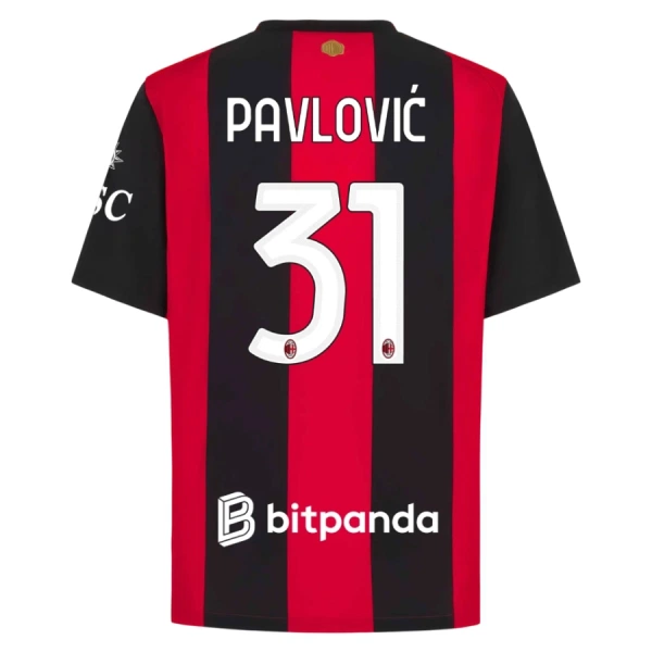 AC Milan Pavlovic 31 Hjemmedrakt Herre 2026-27 AC Milan Pavlovic 31 Hjemmedrakt Herre 2026-27