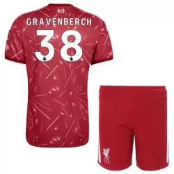 Liverpool Gravenberch 38 Hjemmedrakt Barn 2026-27 - med Bukse