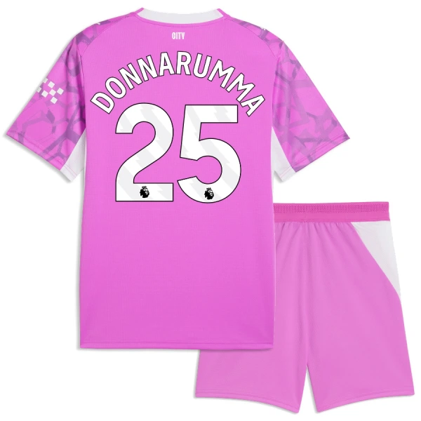 Manchester City Donnarumma 25 Keeper Bortedrakt Barn 2026-27 Rosa - med Bukse Manchester City Donnarumma 25 Keeper Bortedrakt Barn 2026-27 Rosa - med Bukse