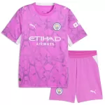Manchester City Keeper Bortedrakt Barn 2026-27 Rosa - med Bukse