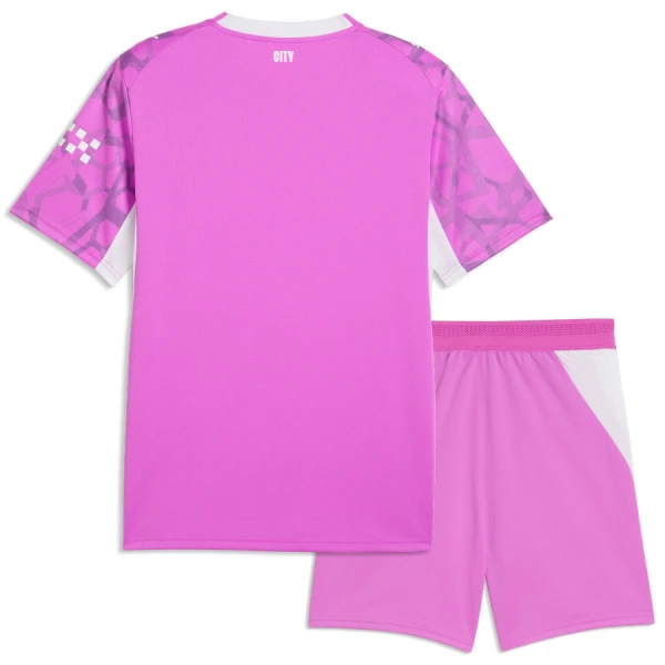 Manchester City Keeper Bortedrakt Barn 2026-27 Rosa - med Bukse