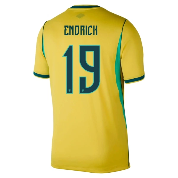 Brasil Endrick 19 Hjemmedrakt Herre VM 2026 Brasil Endrick 19 Hjemmedrakt Herre VM 2026