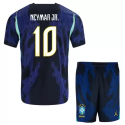 Brasil Neymar JR 10 Bortedrakt Barn VM 2026 - med Bukse
