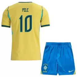 Brasil Pele 10 Hjemmedrakt Barn VM 2026 - med Bukse