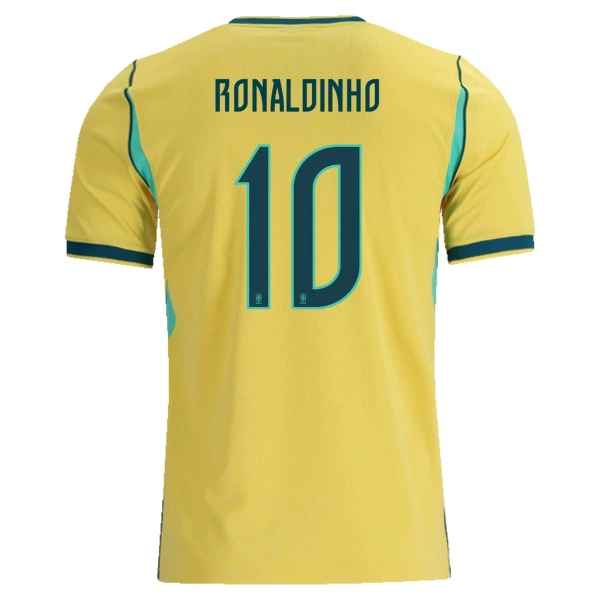 Brasil Ronaldinho 10 Hjemmedrakt Barn VM 2026 - med Bukse
