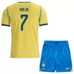 Brasil Vini JR. 7 Hjemmedrakt Barn VM 2026 - med Bukse