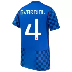 Kroatia Gvardiol 4 Bortedrakt Barn VM 2026 - med Bukse