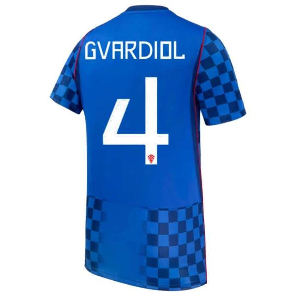 Kroatia Gvardiol 4 Bortedrakt Barn VM 2026 - med Bukse