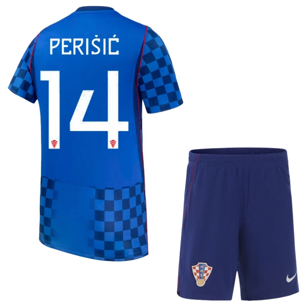 Kroatia Perišić 14 Bortedrakt Barn VM 2026 - med Bukse