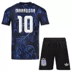 Argentina Maradona 10 Bortedrakt Barn VM 2026 - med Bukse
