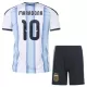 Argentina Maradona 10 Hjemmedrakt Barn VM 2026 - med Bukse