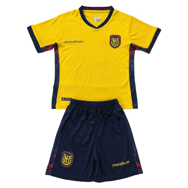 Ecuador Hjemmedrakt Barn VM 2026 - med Bukse Ecuador Hjemmedrakt Barn VM 2026 - med Bukse