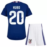 Japan Kubo 20 Hjemmedrakt Barn VM 2026 - med Bukse