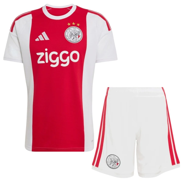 Ajax Amsterdam Hjemmedrakt Barn 2026-27 - med Bukse Ajax Amsterdam Hjemmedrakt Barn 2026-27 - med Bukse