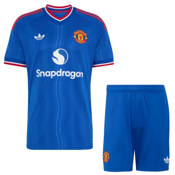 Manchester United Bortedrakt Barn 2026-27 - med Bukse Manchester United Bortedrakt Barn 2026-27 - med Bukse