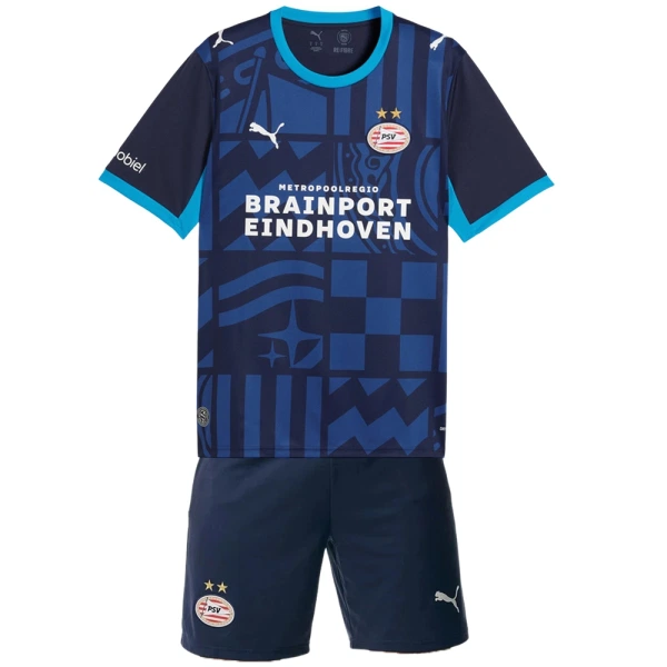 PSV Eindhoven Tredjedrakt Barn 2026-27 - med Bukse PSV Eindhoven Tredjedrakt Barn 2026-27 - med Bukse