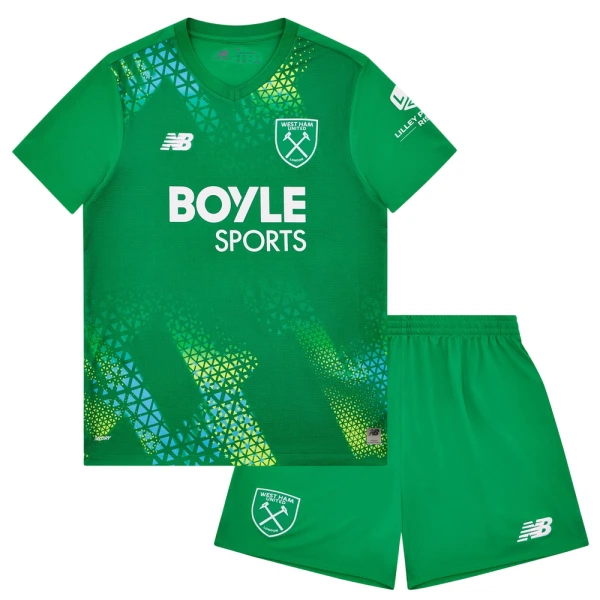 West Ham United Keeper Hjemmedrakt Barn 2026-27 - med Bukse West Ham United Keeper Hjemmedrakt Barn 2026-27 - med Bukse