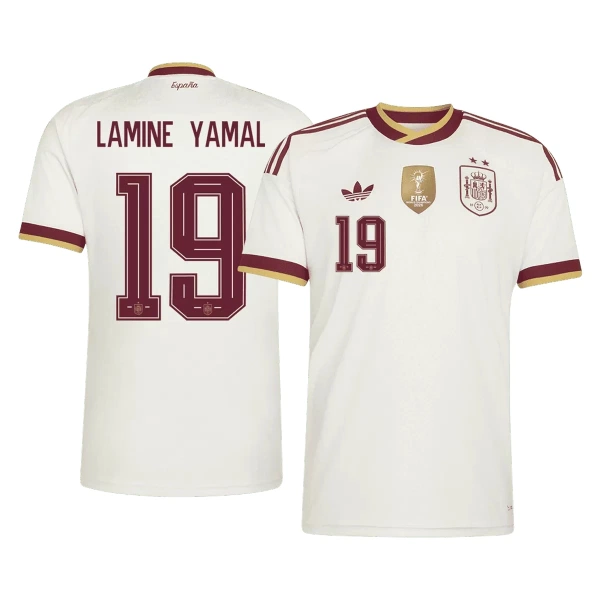 Spania 2 Stars Lamine Yamal 19 Bortedrakt Herre VM 2026