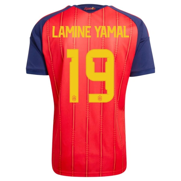 Spania 2 Stars Lamine Yamal 19 Hjemmedrakt Barn VM 2026 - med Bukse