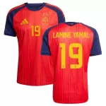 Spania 2 Stars Lamine Yamal 19 Hjemmedrakt Herre VM 2026