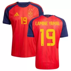 Spania 2 Stars Lamine Yamal 19 Hjemmedrakt Herre VM 2026 Spania 2 Stars Lamine Yamal 19 Hjemmedrakt Herre VM 2026