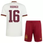 Spania 2 Stars Rodrigo 16 Bortedrakt Barn VM 2026 - med Bukse
