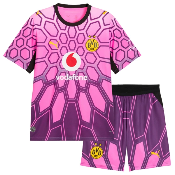 Borussia Dortmund Keeper Bortedrakt Barn 2026-27 Rosa - med Bukse