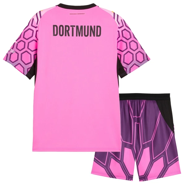 Borussia Dortmund Keeper Bortedrakt Barn 2026-27 Rosa - med Bukse
