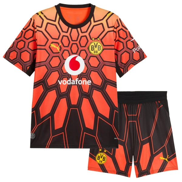 Borussia Dortmund Keeper Hjemmedrakt Barn 2026-27 Oransje - med Bukse Borussia Dortmund Keeper Hjemmedrakt Barn 2026-27 Oransje - med Bukse