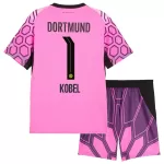 Borussia Dortmund Kobel 1 Keeper Bortedrakt Barn 2026-27 Rosa - med Bukse