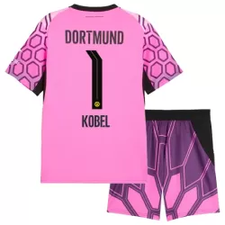 Borussia Dortmund Kobel 1 Keeper Bortedrakt Barn 2026-27 Rosa - med Bukse Borussia Dortmund Kobel 1 Keeper Bortedrakt Barn 2026-27 Rosa - med Bukse