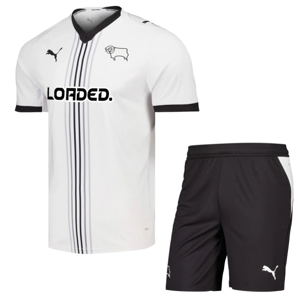 Derby County Hjemmedrakt Barn 2026-27 - med Bukse Derby County Hjemmedrakt Barn 2026-27 - med Bukse