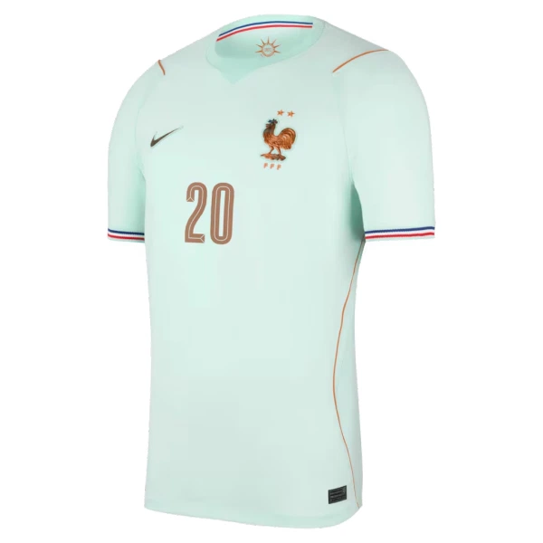 Frankrike Desire Doue 20 Bortedrakt Herre VM 2026