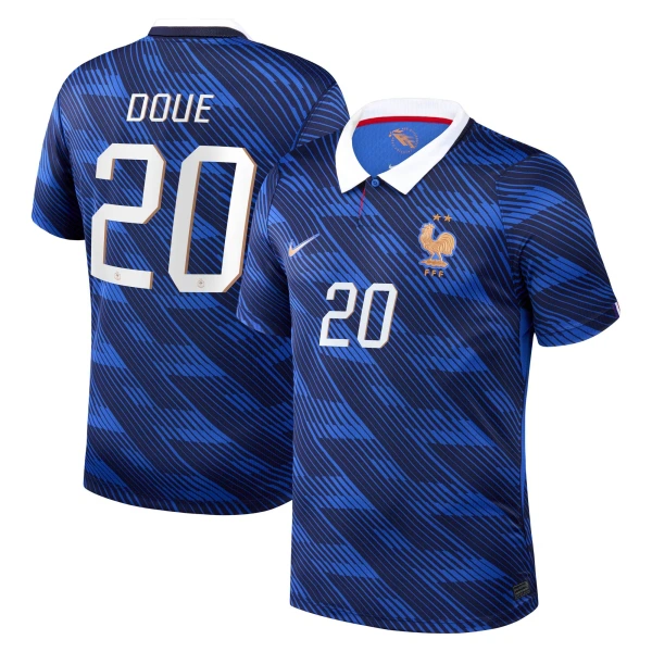 Frankrike Desire Doue 20 Hjemmedrakt Herre VM 2026 Frankrike Desire Doue 20 Hjemmedrakt Herre VM 2026