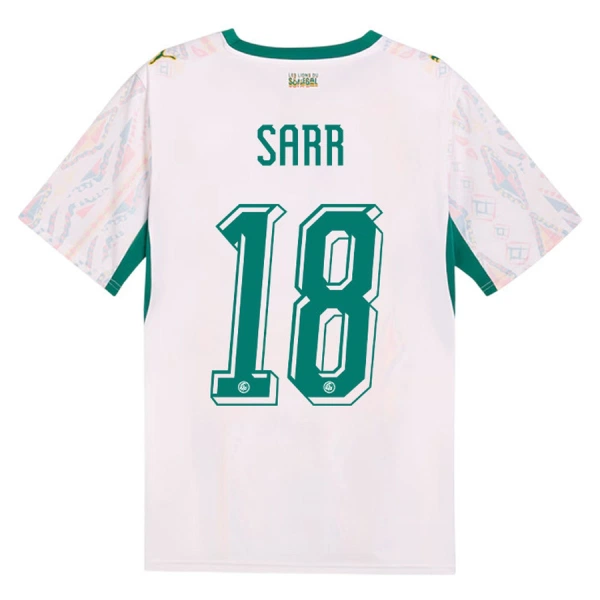 Senegal Sarr 18 Hjemmedrakt Herre VM 2026 Senegal Sarr 18 Hjemmedrakt Herre VM 2026