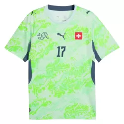 Sveits Vargas 17 Bortedrakt Herre VM 2026