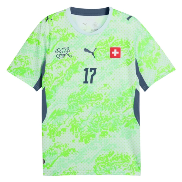 Sveits Vargas 17 Bortedrakt Herre VM 2026