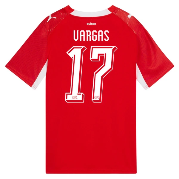 Sveits Vargas 17 Hjemmedrakt Herre VM 2026 Sveits Vargas 17 Hjemmedrakt Herre VM 2026