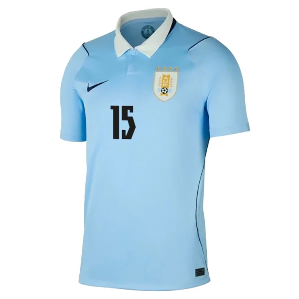 Uruguay Federico Valverde 15 Hjemmedrakt Herre VM 2026