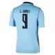 Uruguay Luis Suárez 9 Hjemmedrakt Herre VM 2026 Uruguay Luis Suárez 9 Hjemmedrakt Herre VM 2026