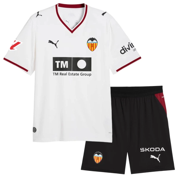 Valencia CF Hjemmedrakt Barn 2026-27 - med Bukse