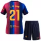 FC Barcelona Frenkie de Jong 21 Hjemmedrakt Barn 2026-27 - med Bukse FC Barcelona Frenkie de Jong 21 Hjemmedrakt Barn 2026-27 - med Bukse