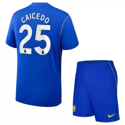 Chelsea Caicedo 25 Hjemmedrakt Barn 2026-27 - med Bukse Chelsea Caicedo 25 Hjemmedrakt Barn 2026-27 - med Bukse