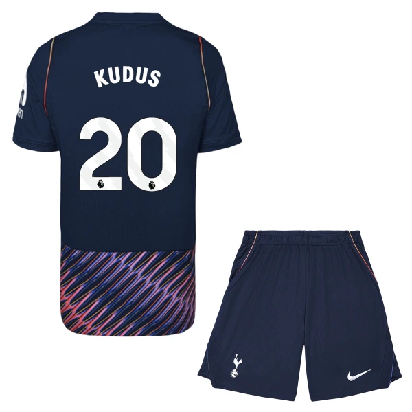 Tottenham Hotspur Kudus 20 Bortedrakt Barn 2026-27 - med Bukse Tottenham Hotspur Kudus 20 Bortedrakt Barn 2026-27 - med Bukse