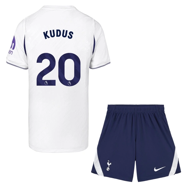 Tottenham Hotspur Kudus 20 Hjemmedrakt Barn 2026-27 - med Bukse Tottenham Hotspur Kudus 20 Hjemmedrakt Barn 2026-27 - med Bukse