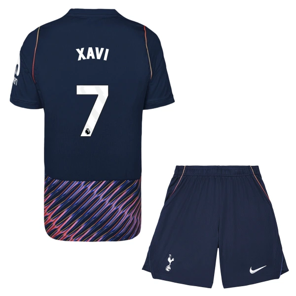 Tottenham Hotspur Xavi 7 Bortedrakt Barn 2026-27 - med Bukse Tottenham Hotspur Xavi 7 Bortedrakt Barn 2026-27 - med Bukse