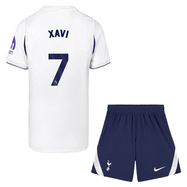 Tottenham Hotspur Xavi 7 Hjemmedrakt Barn 2026-27 - med Bukse Tottenham Hotspur Xavi 7 Hjemmedrakt Barn 2026-27 - med Bukse