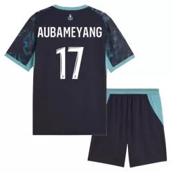 Olympique de Marseille Aubameyang 17 Bortedrakt Barn 2026-27 - med Bukse