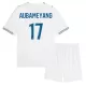 Olympique de Marseille Aubameyang 17 Hjemmedrakt Barn 2026-27 - med Bukse Olympique de Marseille Aubameyang 17 Hjemmedrakt Barn 2026-27 - med Bukse